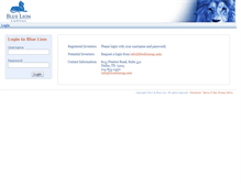 Tablet Screenshot of bluelioncap.com